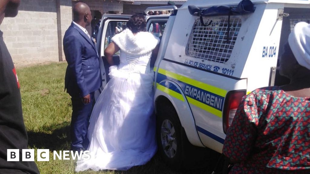 Coronavirus: South African bride and groom arrested over lockdown wedding