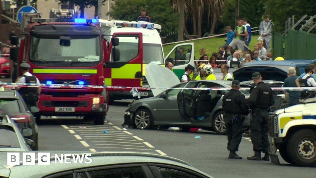 Car hits number of people on Whiterock Road in Belfast
