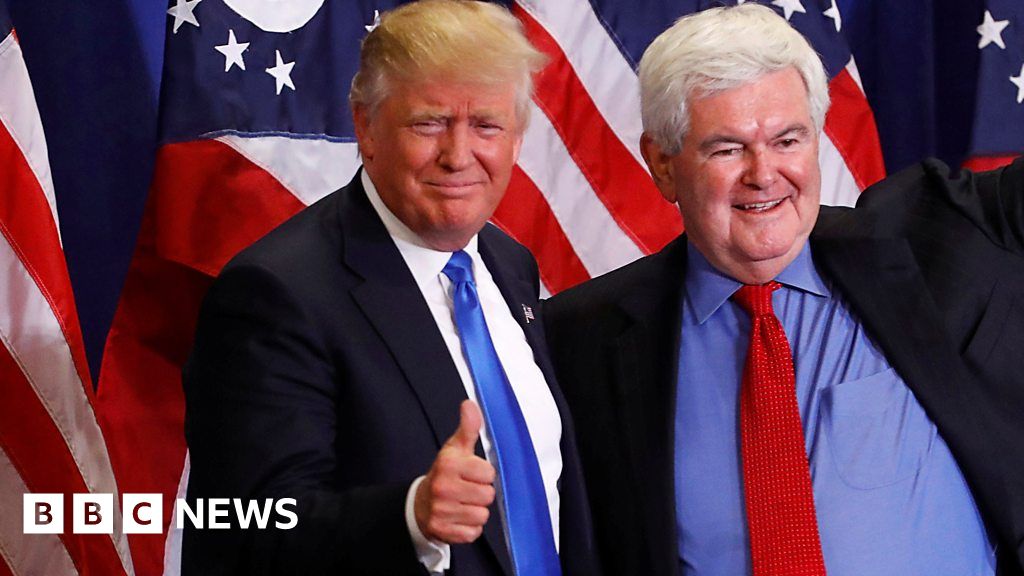 Newt Gingrich: Trump 'won By The Act Of Standing There' - BBC News