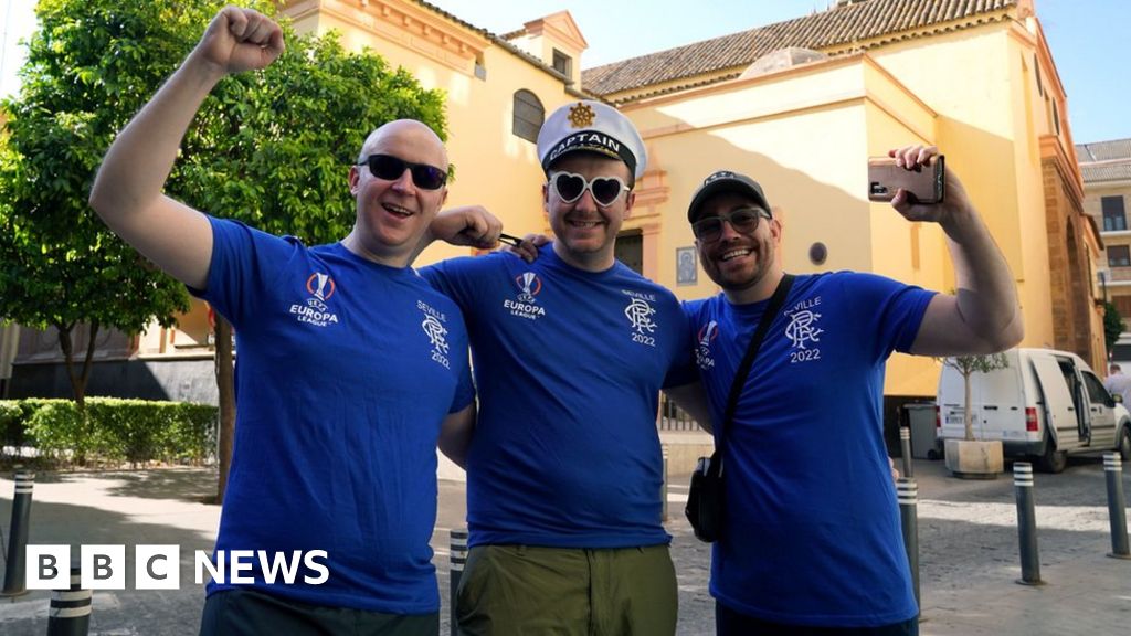 Rangers in Seville: Police say 100,000 fans expected