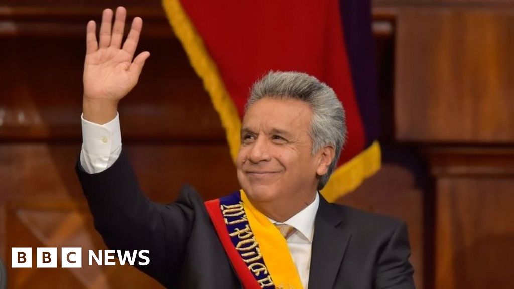 President Lenin Moreno takes office in Ecuador BBC News