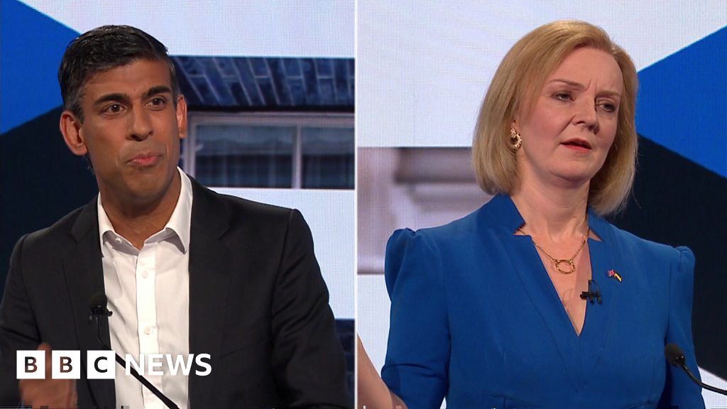 Tory party debate: Sunak and Truss on borrowing and debt