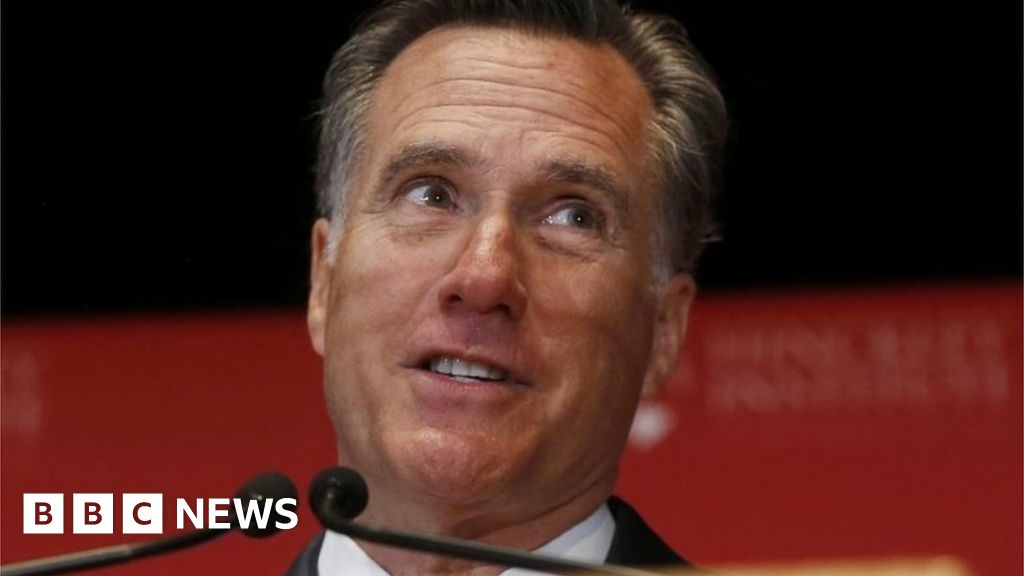 Us Election 2016 Mitt Romney Warns Trump Not Fit To Run Country Bbc News