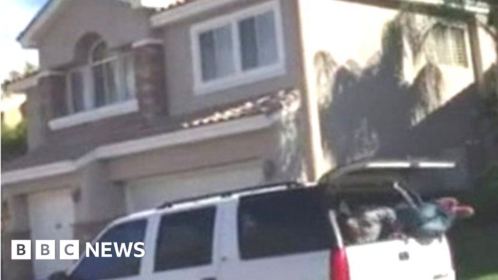 Vigilant Las Vegas neighbour catches 'burglars' on camera BBC News