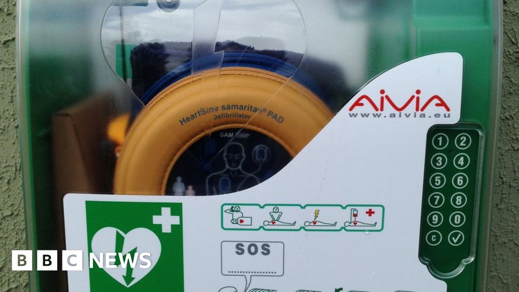 Defibrillators installed in Belfast parks BBC News