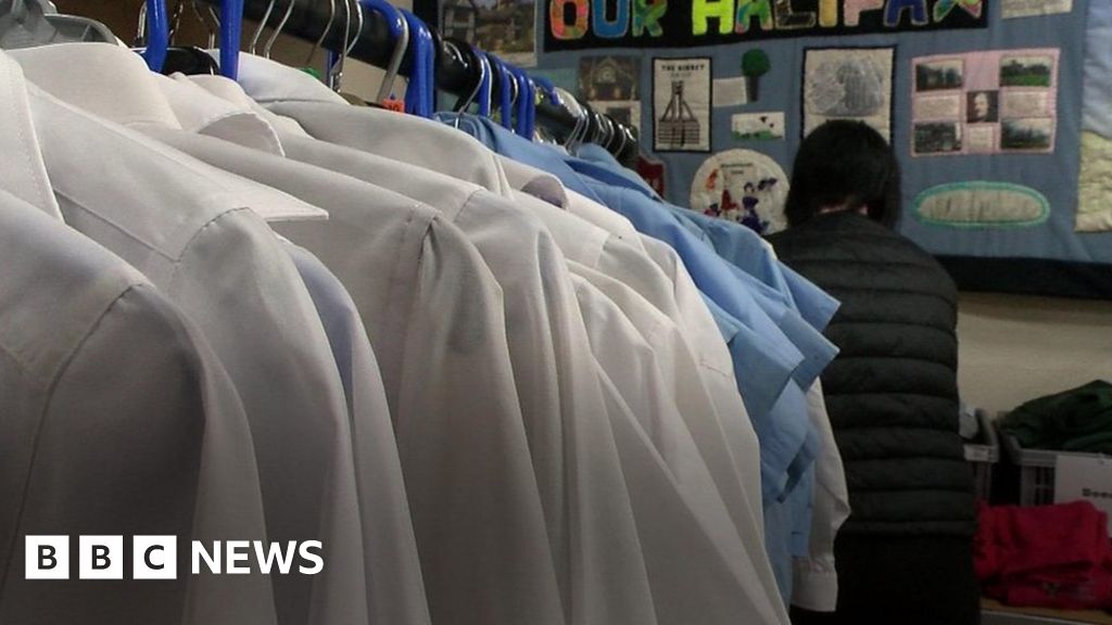 Charity offering used school uniforms 'helping hundreds' BBC News
