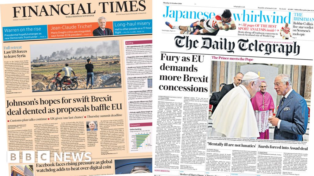 Newspaper Headlines: Brexit Plans 'baffle' And 'fury' At EU - BBC News