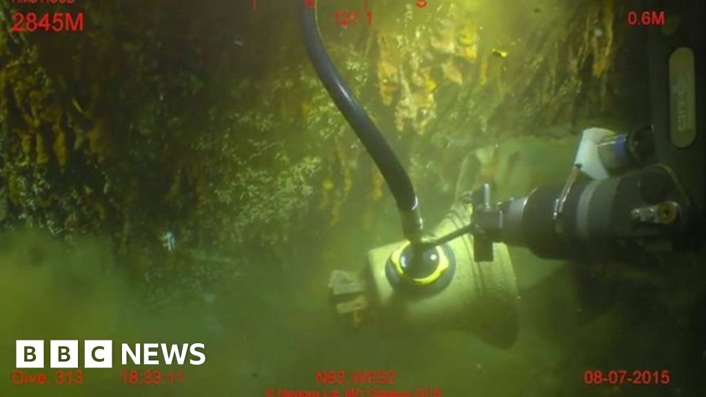 HMS Hood's bell recovered from seabed BBC News