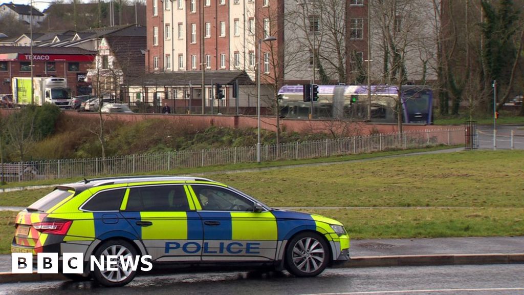 Glider buses attacked in west Belfast, leading to "visible police