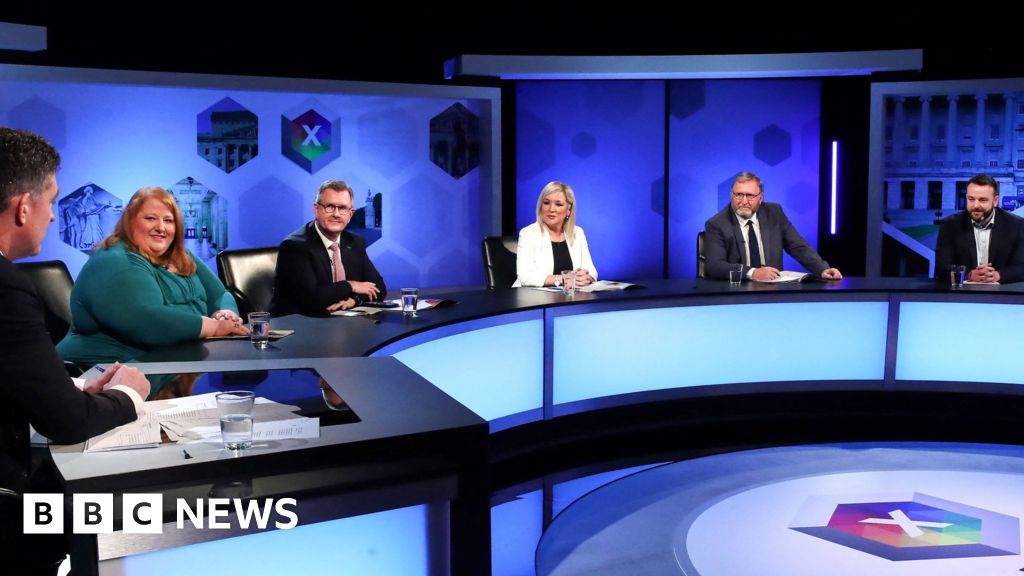 Ni Election 2022 Key Leaders Debate Claims Fact Checked Bbc News