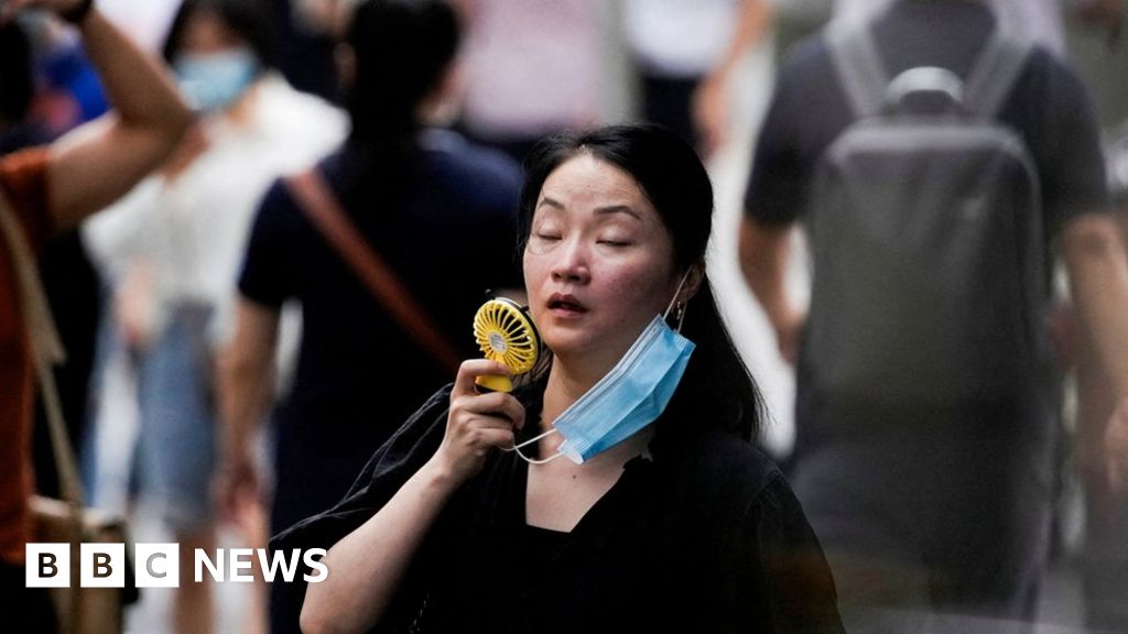 China heatwave: Sichuan residents flee heatwaves and power cuts underground