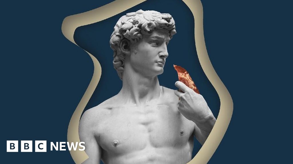 Glasgow subway blocks poster over Michelangelo statue nudity