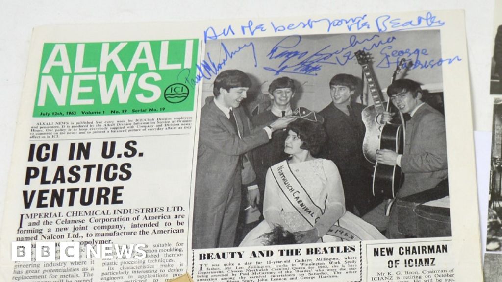 Lennon's forged Beatle newspaper autographs sell at auction - BBC News