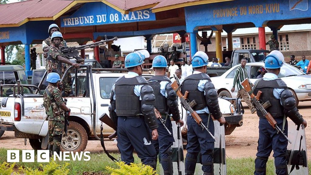 DR Congo crowd burns UN base and Beni town hall