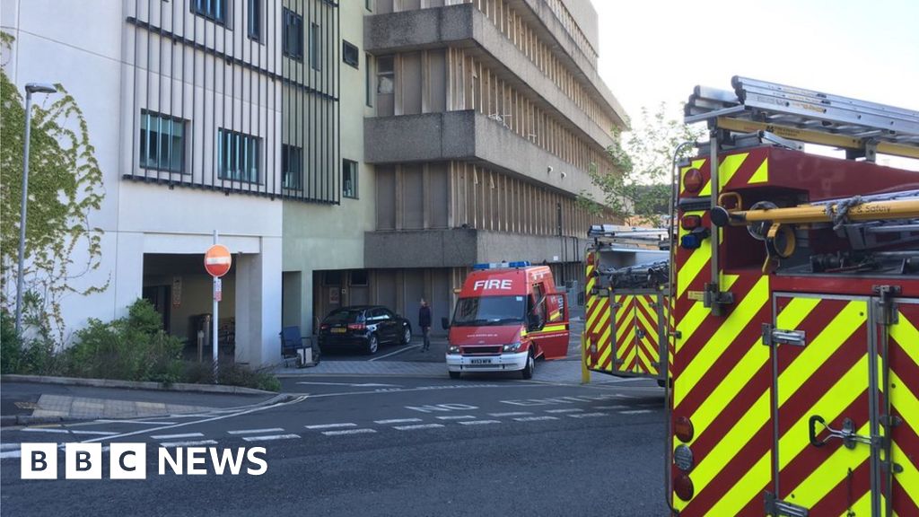 Bristol cancer hospital cautioned by fire service over blaze - BBC News