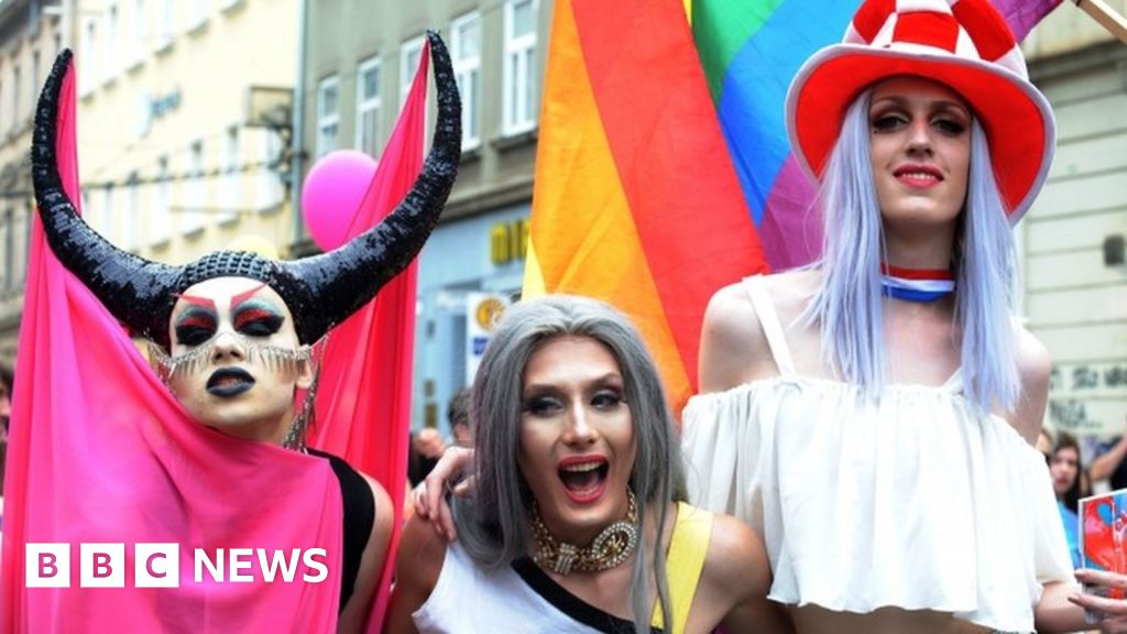 In Pictures Lgbt Parades Across Europe Bbc News