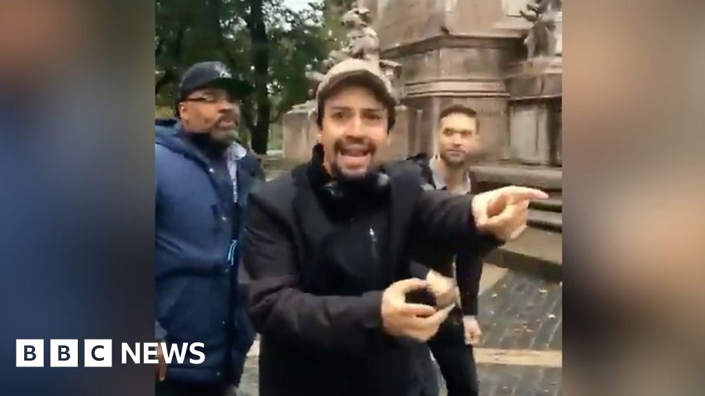 Lin-Manuel Miranda raps about Cardiff for school children