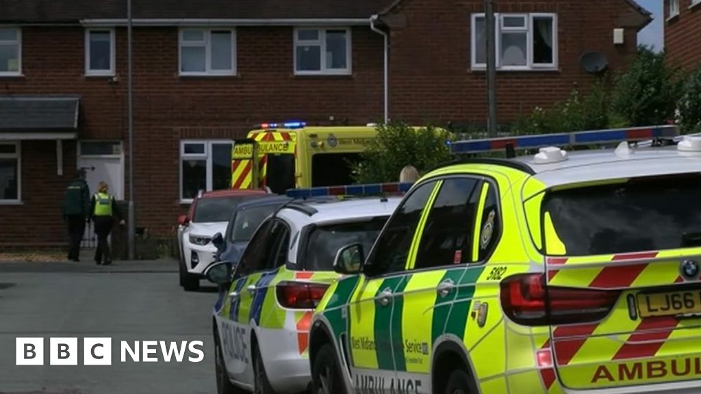 Two ambulance paramedics stabbed in Wolverhampton