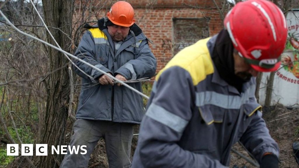 Ukraine war: 6 million without power as winter bites – BBC