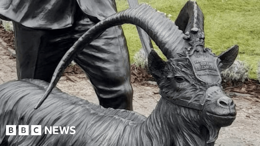 Wrexham: Royal Welch Fusilier and goat sculpture unveiled – NewsEverything Wales