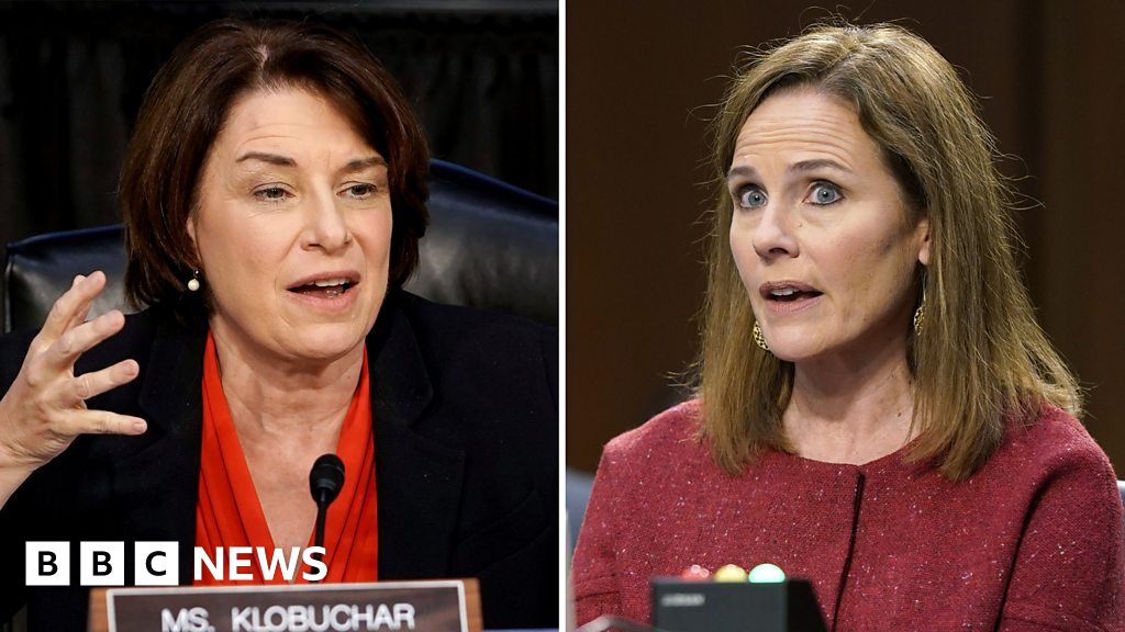 Amy Coney Barrett Dodges Klobuchar Question On Voter Intimidation Law ...