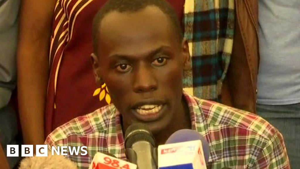 Kenya baby father's tribute 'We can smile' BBC News
