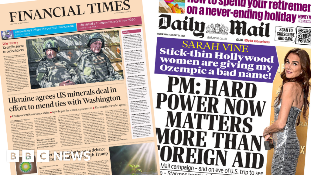 The papers: UK ramps up defence budget and Europe's 'fight for peace'