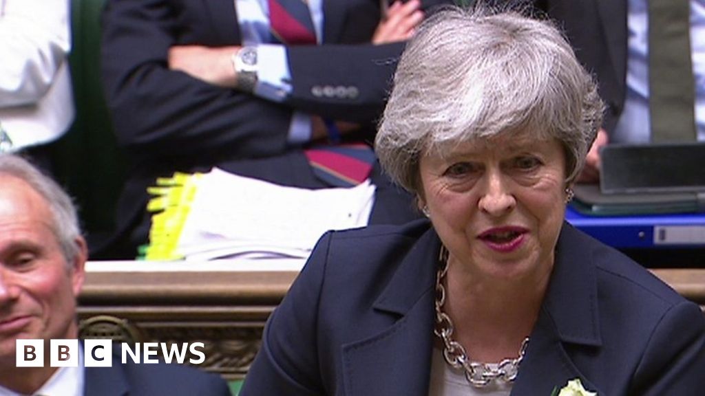 Pmqs May And Creagh On New Brexit Referendum Bbc News