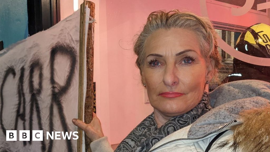 Jimmy Carr: Protesters gather outside Cambridge show