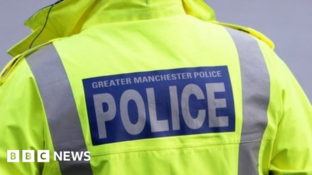 Manchester crash Man dies and three hurt after car hits bollard