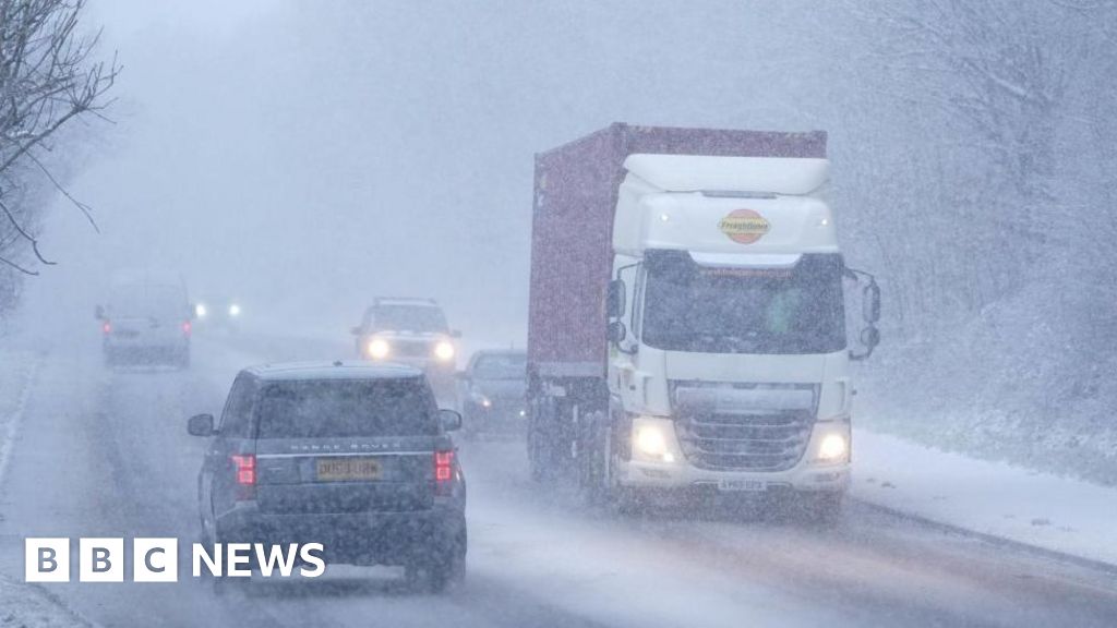 Weather: Temperatures -14°C with snow and ice warnings