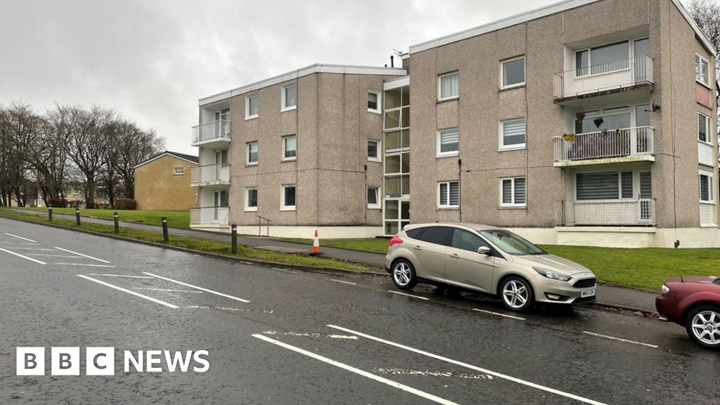 Deaths of two men in East Kilbride flat 'unexplained' - BBC News