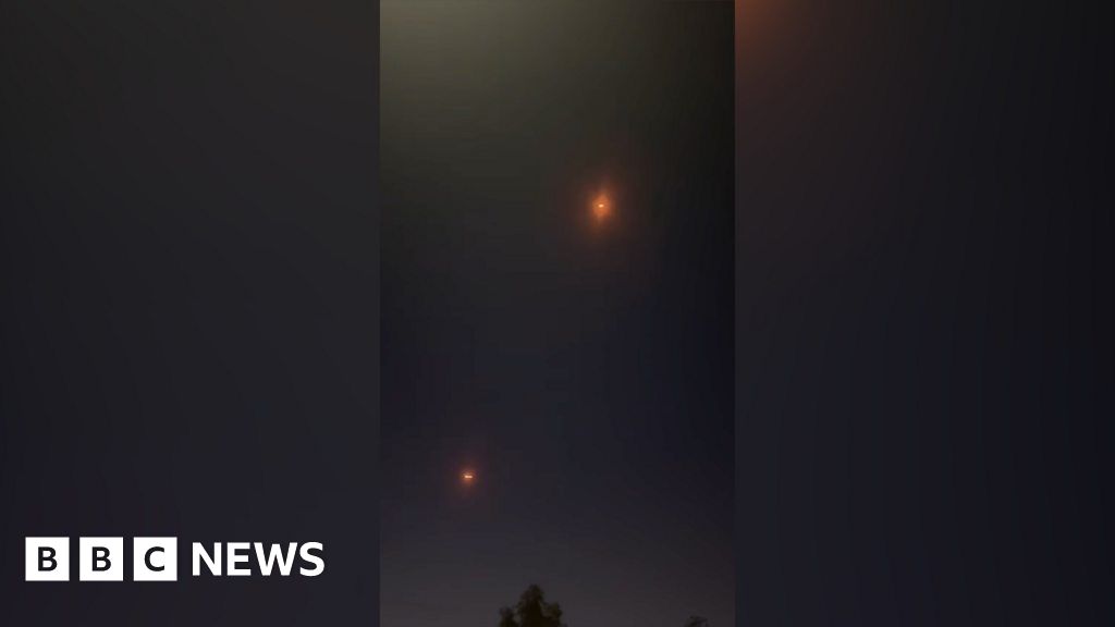 BBC Persian sent footage of Isfahan explosions