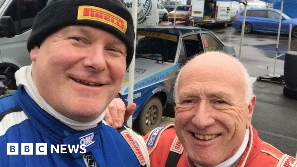 Son of dead rally co-driver says he will not quit sport - BBC News