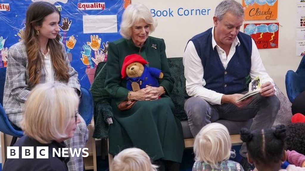 Camilla gives late Queen Elizabeth II’s Paddington Bears to children