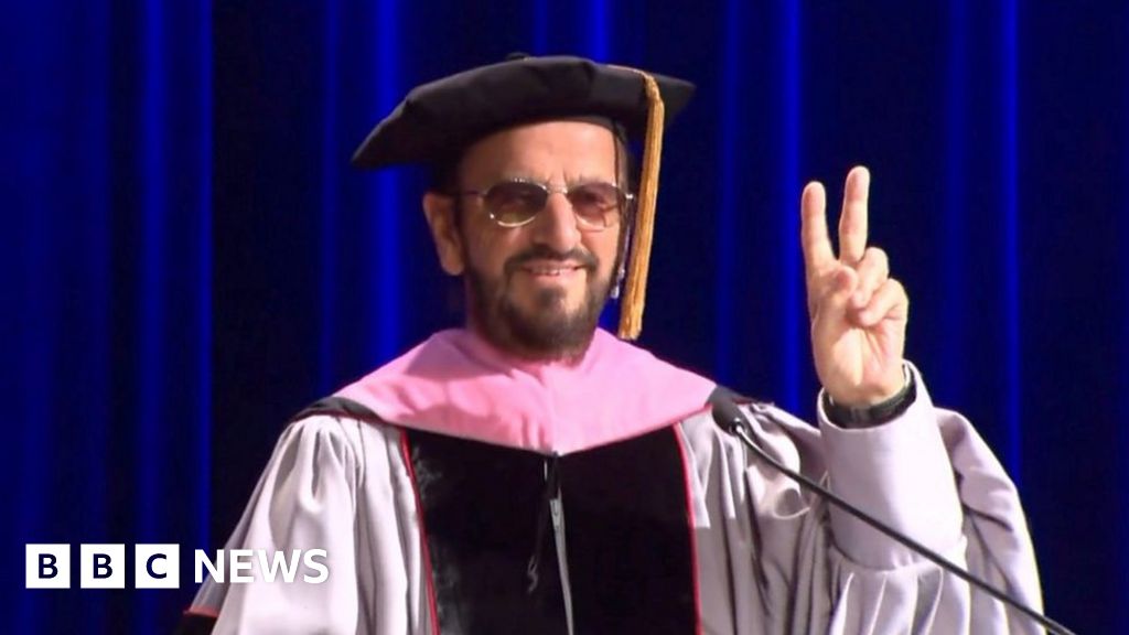 Dr Ringo Starr: Beatles drummer gets honorary doctorate