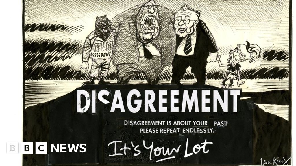 Political Cartoons Draw Northern Irelands History Bbc News 