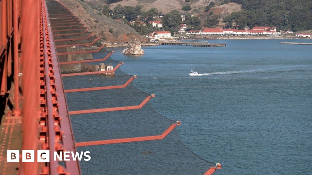 San Francisco Golden Gate Bridge gets suicide net after 87 years