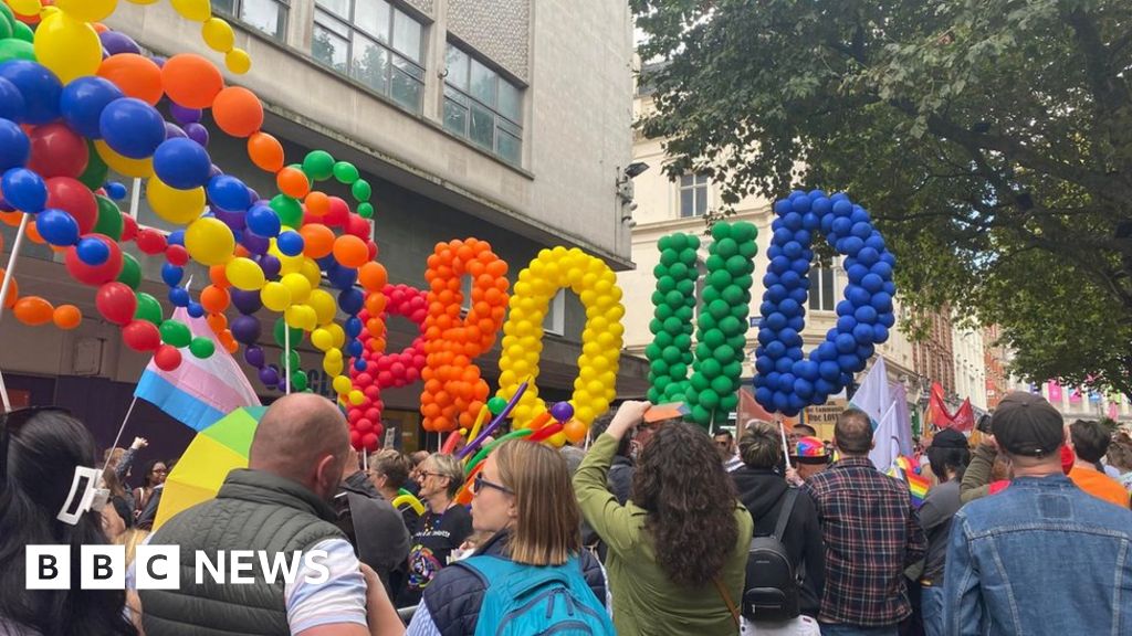 Birmingham Pride kicks off with a parade that covers the city in rainbows