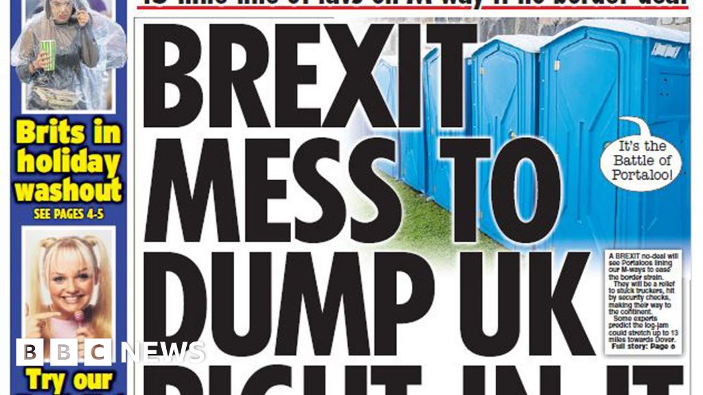 Newspaper Headlines Brexit Lavs And Burglary Tourists Bbc News