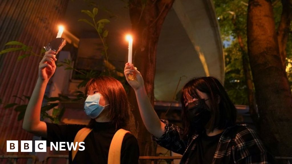 Hong Kong Tiananmen Square commemorations: In Pictures