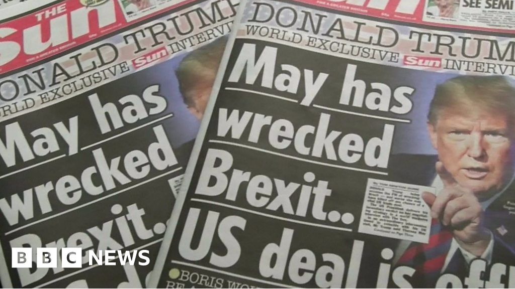 Inside story on The Sun's Trump interview BBC News