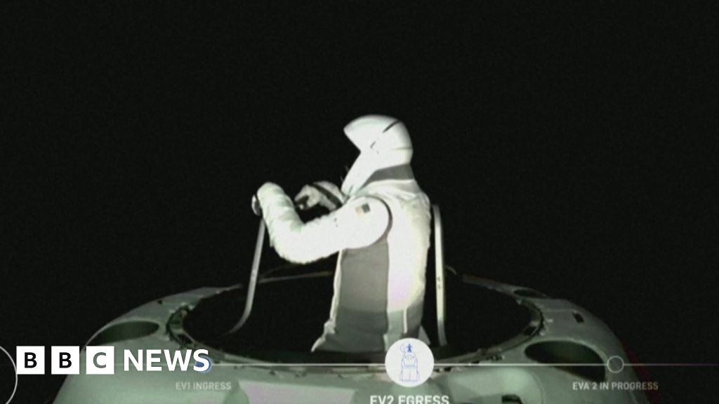 Watch: Key moments from first non-professional spacewalk