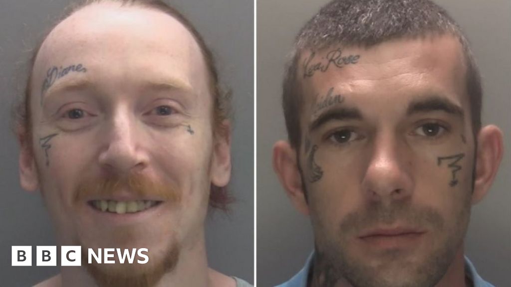 Loughborough Masked men with meat cleaver jailed after burglary BBC News