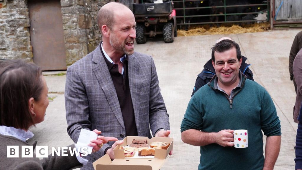 bbc.co.uk - Prince of Wales brings cakes to Yorkshire Dales hill farm visit