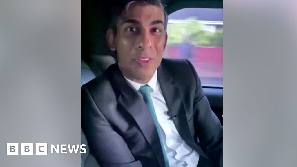 Rishi Sunak sorry for removing seatbelt to film video