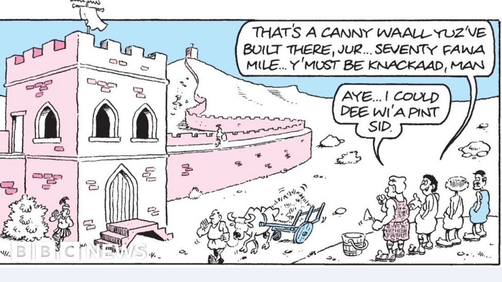 Cartoon Exhibition Pokes Fun At Life On Hadrians Wall