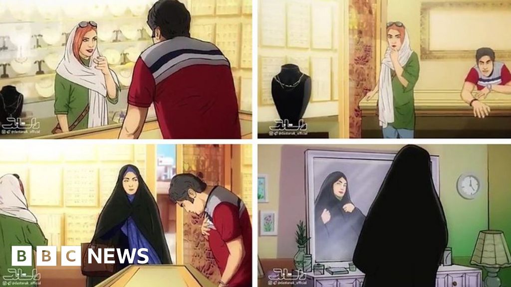 Islamic Headscarf Irans Promotional Video Divides Opinion Bbc News