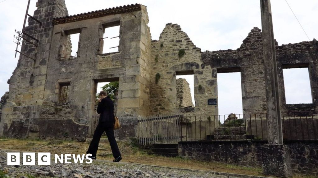 Oradour Sur Glane Uproar After France Nazi Massacre Site Vandalised