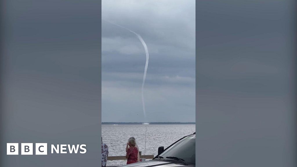 Rare Spectacle As Waterspout Forms In South Carolina